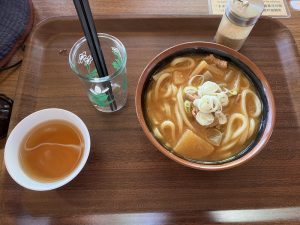 大天井ヒュッテのもつ煮うどん