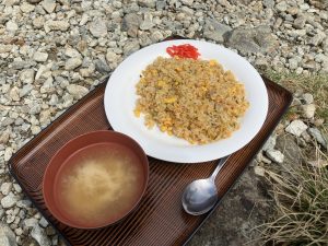 大池山荘のチャーハン