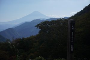 大峠からの富士山