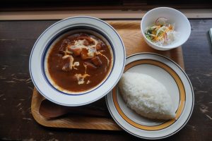 黒百合ヒュッテのビーフシチュー