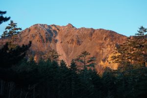 朝の天狗岳