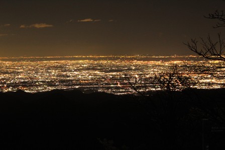 蛭ヶ岳からの夜景