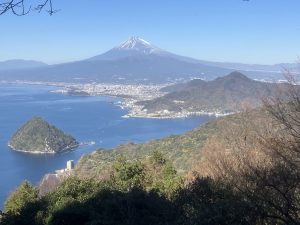 沼津湾と富士山