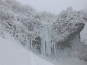 右又沢（仙人沢）の氷瀑