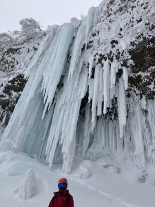 右又沢（仙人沢）の氷瀑